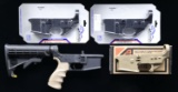LOT OF 4 ASSORTED AR-15 RECEIVERS.
