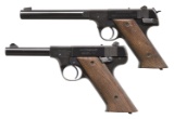 2 VINTAGE HI-STANDARD SEMI-AUTO PISTOLS; H-D & A.