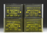 30-06 M-2 BALL MILITARY AMMUNITION IN SEALED CANS.