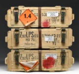 3 CRATES OF 760 RDS ROMANIAN 7.92