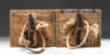 TWO WWII ERA WOODEN CRATES OF TURKISH 8MM MAUSER