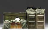 ASSORTED GROUP OF AMMUNITION IN MILITARY CALIBERS.