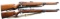 LOT OF TWO MOSSBERG BOLT ACTION RIMFIRE RIFLES.