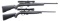 LOT OF TWO RIMFIRE BOLT ACTION RIFLES.