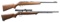 LOT OF TWO RIMFIRE RIFLES.