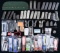 LOT OF ASSORTED MAGAZINES & LOCKS.