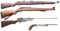 3 AIR RIFLES & 1 PISTOL.