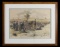QUALITY FRAMED HARPERS WEEKLY COLORED WOOD BLOCK