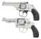 LOT OF TWO SMITH & WESSON DA REVOLVERS.