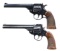 LOT OF TWO H&R DA REVOLVERS.