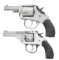 2 IVER JOHNSON DA REVOLVERS.