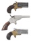 FRANK WESSON & 1 UNMARKED 22 RF PISTOLS.
