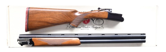 RUGER RARE ALL BLUED 12 GA. RED LABEL O/U SHOTGUN.