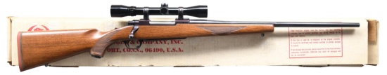 RUGER TANG SAFETY MODEL 77R BOLT ACTION RIFLE.