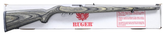 RUGER STAINLESS MODEL 10/22 RSI SEMI-AUTO CARBINE.