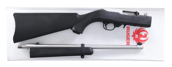 RUGER STAINLESS MODEL 10/22 TAKEDOWN SEMI-AUTO