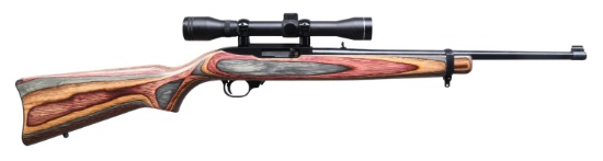 RUGER SCOPED MODEL MODEL 10/22 SEMI-AUTO CARBINE.