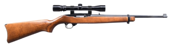 RUGER SCOPED MODEL MODEL 10/22 SEMI-AUTO CARBINE.