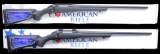 2 RUGER AMERICAN BOLT ACTION RIFLES WITH MATCHING
