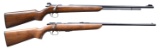 2 REMINGTON RIMFIRE BOLT ACTION RIFLES.
