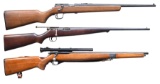3 RIMFIRE BOLT ACTION RIFLES.