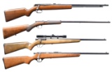 4 BOLT ACTION RIMFIRE RIFLES.