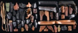 LOT OF ASSORTED COMMERCIAL HOLSTERS & LEATHER