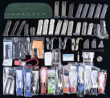 LOT OF ASSORTED MAGAZINES & LOCKS.