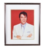 FRAMED LARGE FORMAT ELVIS PRESLEY PHOTO BY D&B