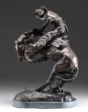 VISUALLY IMPRESSIVE BRONZE REPRODUCTION OF