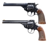 LOT OF TWO H&R DA REVOLVERS.