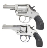 2 IVER JOHNSON DA REVOLVERS.