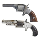 2 ANTIQUE REVOLVERS: MARLIN, ALLEN & WHEELOCK.
