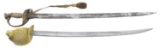 2 CIVIL WAR ERA US SWORDS.