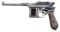 IMPRESSIVE MAUSER C96 CONEHAMMER CUTAWAY PISTOL.