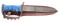U.S. WORLD WAR II THEATER MADE KNUCKLE KNIFE WITH