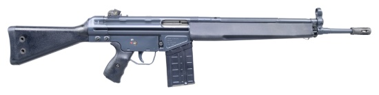 LIKE NEW HK91 RIFLE IN FACTORY BOX, WITH TEST
