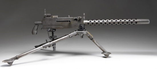 SEMIAUTOMATIC OHIO ORDNANCE 1919A4 ON TRIPOD.