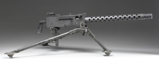 BROWNING MODEL 1919 SEMIAUTOMATIC RIFLE & TRIPOD.