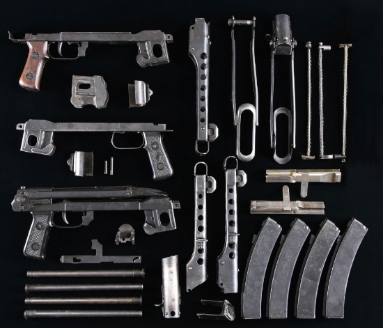 LOT OF PPS-43 SUBMACHINE GUN PARTS KITS.