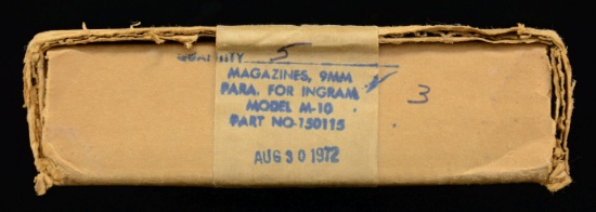 SCARCE SEALED 1972 DATED INGRAM M10 MAGAZINES.