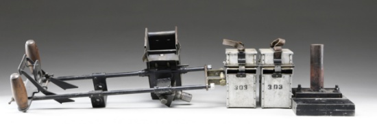 LOT OF BRITISH MACHINE GUN ACCESSORIES.