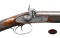 SCOTTISH DOUBLE PERCUSSION SHOTGUN BY H. SNOWIE IN