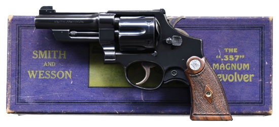 S&W 357 REGISTERED MAGNUM REVOLVER WITH ORIGINAL