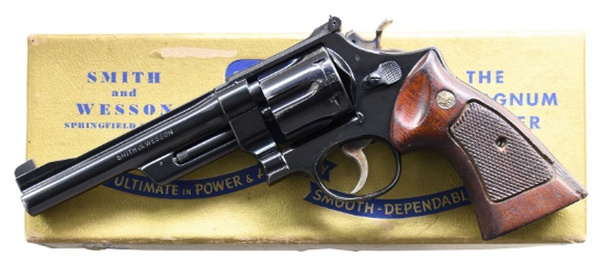 EARLY SMITH & WESSON MODEL 27 NO DASH DA REVOLVER.
