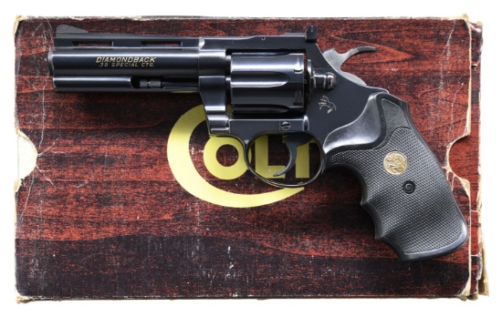COLT DIAMONDBACK DA REVOLVER WITH MATCHING