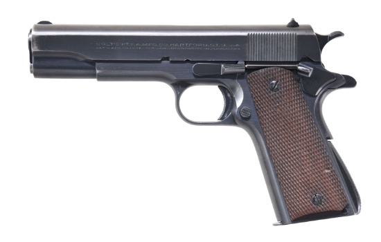 PRE WAR COLT 38 SUPER SEMI AUTO PISTOL WITH COLT