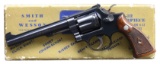 SMITH & WESSON K32 MASTERPIECE REVOLVER W/ BOX.