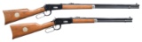 PAIR OF WINCHESTER 94 BUFFALO COMMEMORATIVE LEVER
