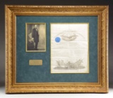 SIGNED PRESIDENT ABRAHAM LINCOLN MILITARY